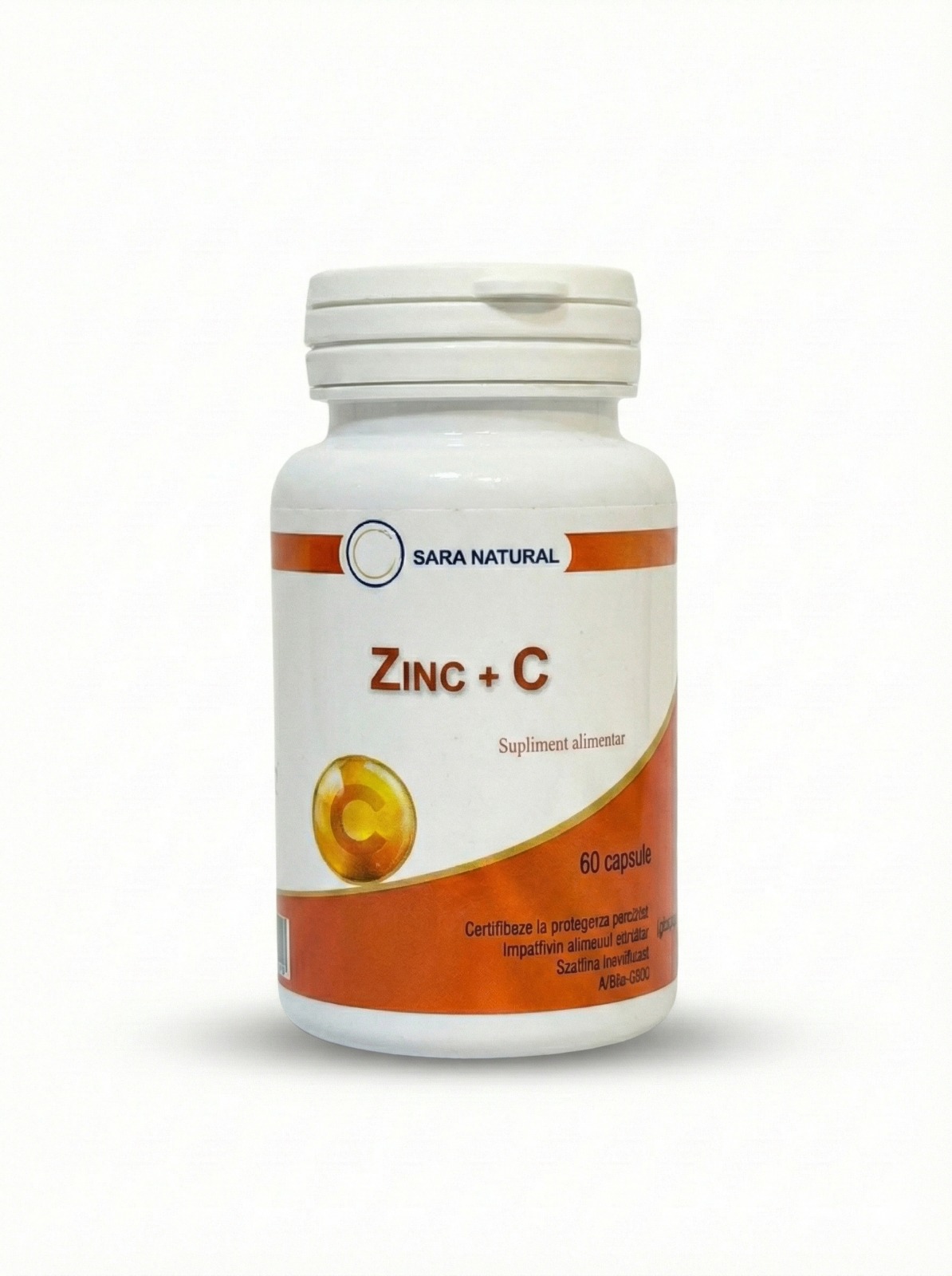 ZINC+VITAMINA C cu macese 60 CAPSULE - imagine 2